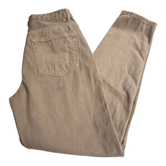 VTG Urban Outfitters BDG Hi Rise MOM JEANS Gold Khaki Women's 27x29 Cotton Pant - Picture 1 of 9